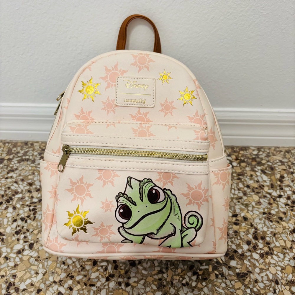 Pascal Tangled Sun Rapunzel Loungefly Backpack